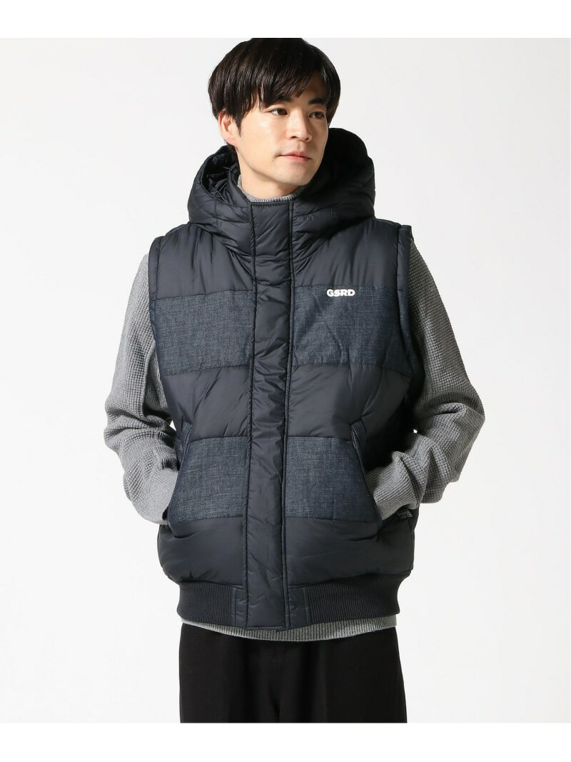 【SALE／30 OFF】G-Star RAW 【公式ショップ】SALVOS-R HDD VEST/中綿デニムミックスファブリックベスト ジースターロゥ トップス ベスト ジレ ネイビー【RBA_E】【送料無料】