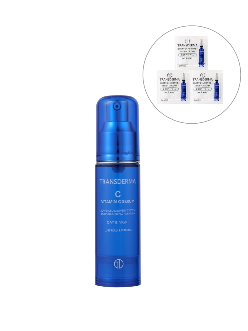 TRANSDERMA 【公式】トランスダーマC (30mL) eyeクリーム サンプル付き (楽天限定) トランスダーマ スキンケア 美容液・オイル・クリーム レッド【送料無料】