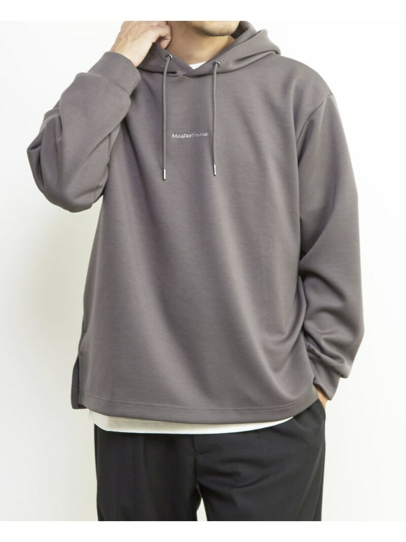 MEN'S MELROSE 【MASTER FRAME/マスターフレーム】ダンボールフーディ メンズメルローズ トップス パーカー・フーディー グレー ブルー【...