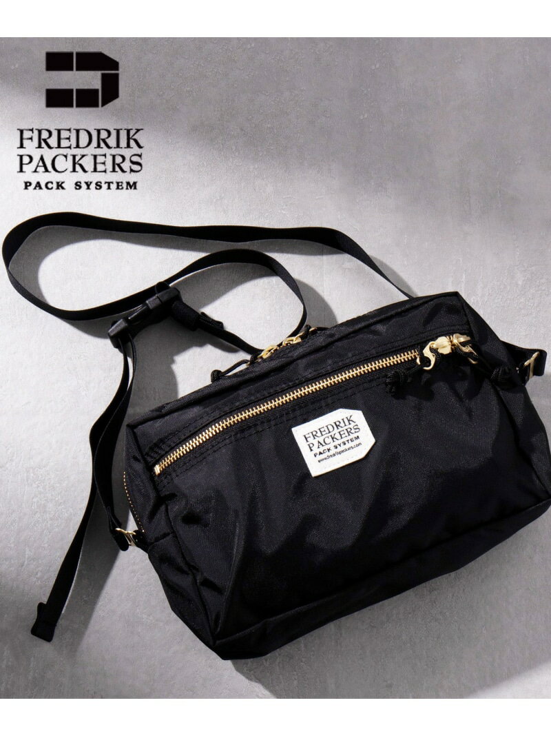 フレドリック 【SALE／10%OFF】FREDRIK PACKERS FREDRIK PACKERS/420D SNUG SHOULDER【M】スナッグショルダー M ナイロンショルダーバッグ 軽量 アウトドア 斜め掛け フレドリックパッカーズ セットアップセブン バッグ ショルダーバッグ ブラック グレ【RBA_E】【先行予約】*【送料無料】