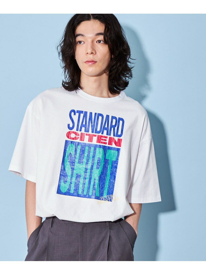 【SALE/40%OFF】CITEN <CITEN>ビッグロゴ Tシャツ ユナイテッドアローズ アウトレット トップス カットソー・Tシャツ ブルー ホワイト【RBA_E】