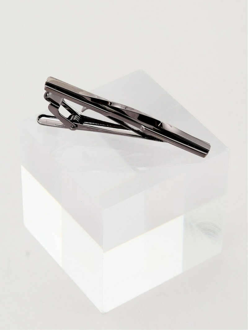 TAKA-Q ヒネリデザイン タイバー タカキュー スーツ・フォーマル スーツ系小物 ブラック シルバー【送料無料】