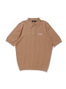 XLARGE EMBROIDERED LOGO KNIT POLO SHIRT ポロシャツ XLARGE エクストララージ トップス ポロシャツ ブラック ブラウン ホワイト【送料無料】