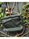 URBAN RESEARCH DOORS 『別注』Snow Peak Apparel*DOORS Everyday Use Sacoche アーバンリサーチドアーズ バッグ ショルダーバッグ ブラック グリーン【送料無料】