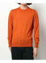 【SALE/50%OFF】DISTINCTION MEN'S BIGI <FILIPPO DE LAURENTIIS/フィリッポ デ ローレンティス> 針抜き天竺 ワイドストライプニット made in italy メンズ ビギ トップス ニット オレンジ グレー ブルー【RBA_E】【送料無料】(4)