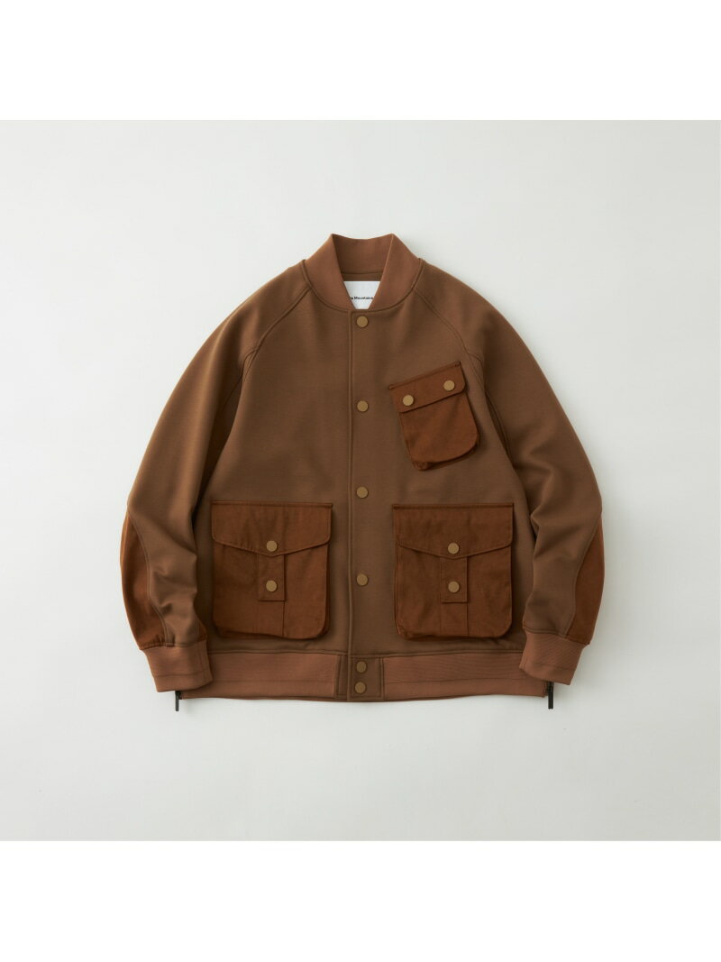 楽天Rakuten Fashion Men【SALE／40％OFF】White Mountaineering （M）VARSITY JACKET ホワイトマウンテニアリング ジャケット・アウター スタジャン・スカジャン ブラウン ブラック ベージュ【RBA_E】【送料無料】