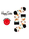 Happy Socks Happy Socks ORIGAMI(オリガミ) クルー丈 ソックス 靴下 ナイガイ 靴下・レッグウェア 靴下 ホワイト(4)