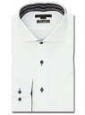 m.f.editorial ノーアイロンストレッチ スタンダードフィット カッタウェイ長袖ニットシャツ 長袖 シャツ メンズ ワイシャツ ビジネス ノーアイロン...