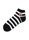 【SALE/30%OFF】PEARLY GATES ボーダー柄ショートソックス (MENS) パーリーゲイツ 靴下・レッグウェア 靴下 ネイビー レッド【RBA...
