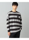 【SALE/46%OFF】β MEN 【β MEN】ビッグボーダー 長袖プルオーバー【COMME CA MEN】 コムサメン トップス スウェット・トレーナー ...