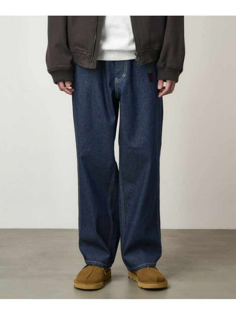 【SALE／10%OFF】GRAMICCI GRAMICCI/SUTTER DENIM PANT セットアップセブン パンツ ジーンズ・デニムパンツ ネイビー【RBA_E】【送料無料】