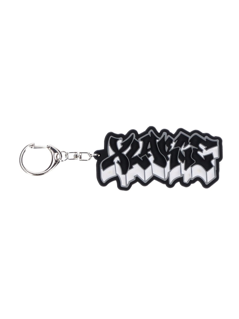 XLARGE GRAFFITI LOGO RUBBER KEYCHAIN エクストララージ ファッション雑貨 チャーム・キーチェーン ブラック ブルー オレンジ