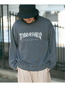 【SALE/18%OFF】VENCE share style MENs THRASHER スラッシャー ピグメントスウェット ヴァンス エクスチェンジ トップス スウェット・トレーナー ホワイト グリーン ブラック イエロー【RBA_E】【送料無料】