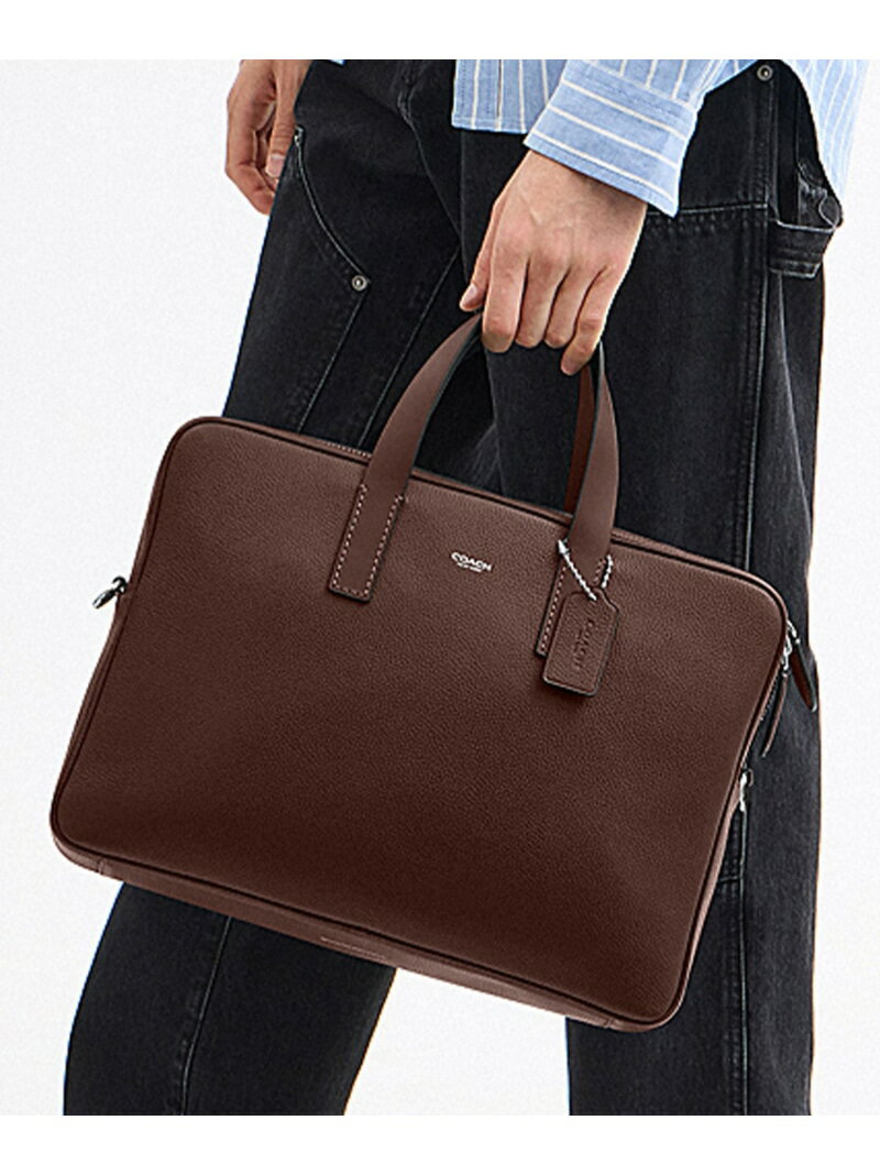 COACH 【公式】カーライル ブリーフ バッグ コーチ バッグ ビジネスバッグ・ブリーフケース ブラウン【..