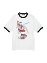 ヒステリックグラマー HYSTERIC GLAMOUR HYSTERIC HAIR CUT Tシャツ ヒステリックグラマー トップス カットソー・Tシャツ ホワイト イエロー ブラック【送料無料】