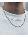 amp japan フラット リンク チェーンネックレス ミスターオリーブ アクセサリー・腕時計 ネックレス シルバー【先行予約】*
