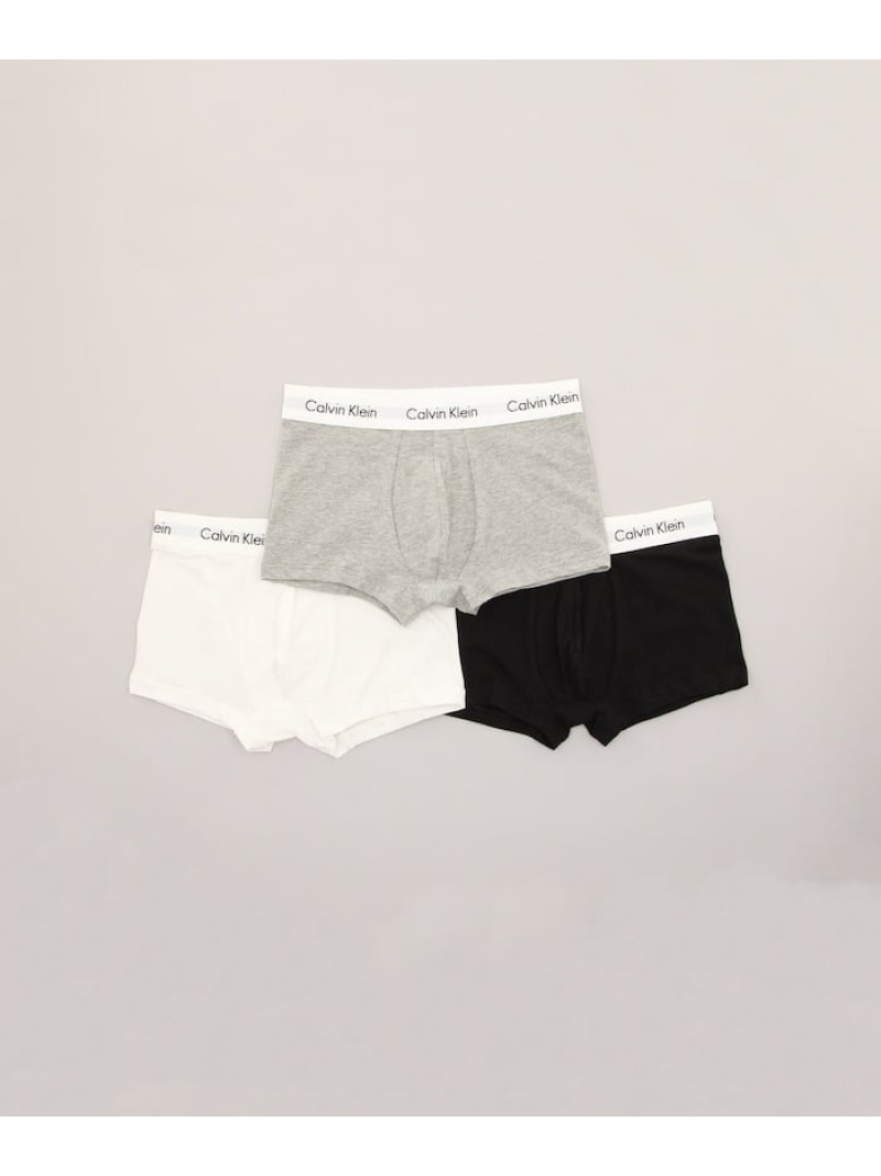 Calvin Klein Underwear LOW RISE TRUNK 3PK フリークスストア インナー・ルームウェア その他のインナー・ルームウェア グレー ブラック【送料無料】 1