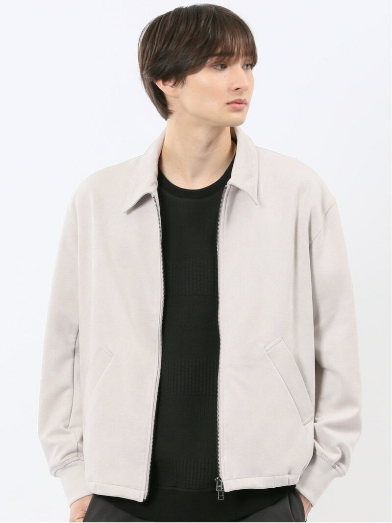 【SALE／10%OFF】m.f.editorial ストレッチ起毛 ハリントンジャケット タカキュー トップス その他のトップス グレー【RBA_E】【送料無料】