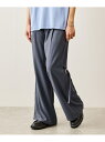 【SALE/50%OFF】JUNRED ニーベルテッドワイドフレアパンツ ジュンレッド パンツ スラックス・ドレスパンツ ブラック グレー【RBA_E】【送料無料】