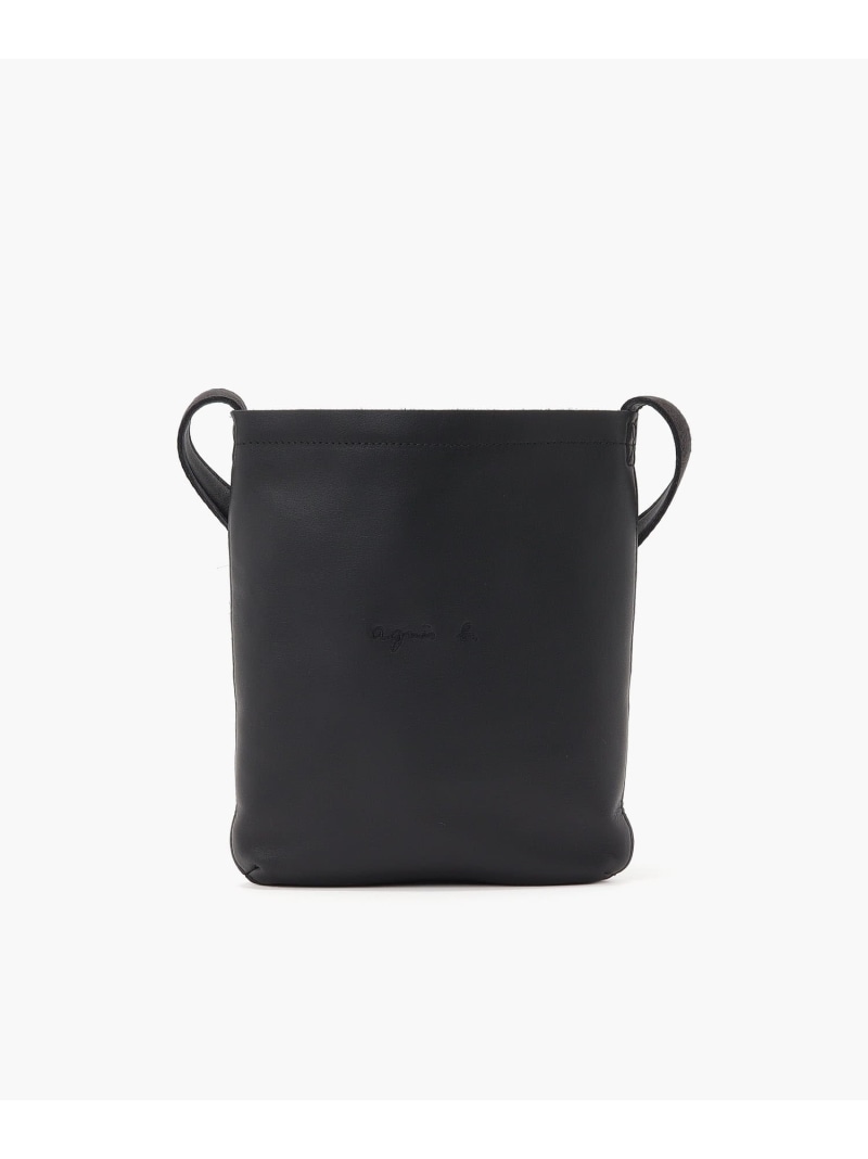 agnes b. VOYAGE PETER ショルダーバッグ PAH02Z-03 アニエスベー バッグ ショルダーバッグ ブラック【送料無料】