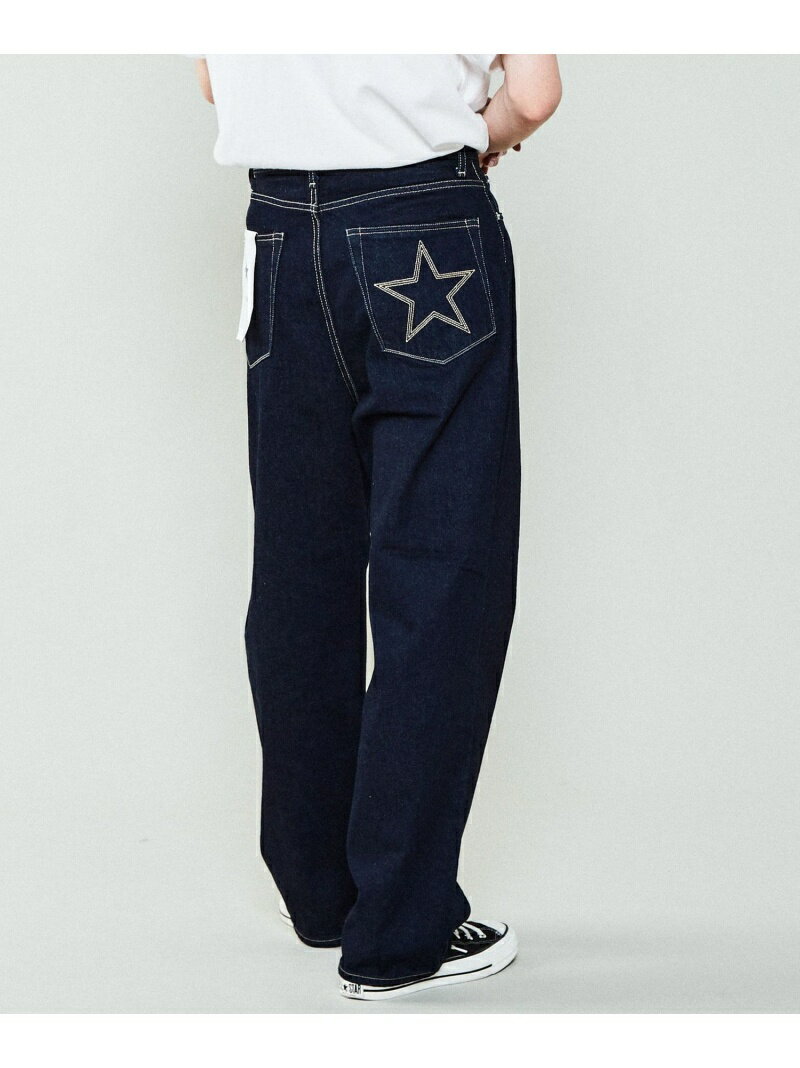 CONVERSE TOKYO MENS 【CONVERSE TOKYO*KURO】別注 UNISEX DENIM PANTS コンバーストウキョウ パンツ/ジーンズ ジーンズその他 ネイビー【送料無料】