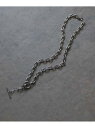 SENTI ANCHOR CHAIN NECKLACE アンカーチェーンネックレス/シルバー925 コンポジット アクセサリー・腕時計 ネックレス シルバー【先...