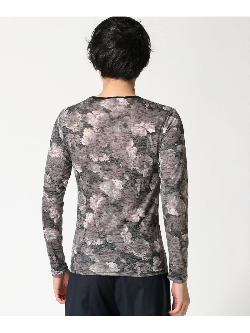 【SALE／50%OFF】F.S.B F.S.B/(M)【GrowthbyGrail】フラワープリントVネックL エフエスビー トップス カットソー・Tシャツ グレー【RBA_E】