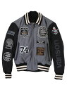 バンソン スタジャン メンズ Vanson Leathers AWARD JACKET バンソンレザーズ ジャケット・アウター スタジャン・スカジャン ブラック【送料無料】