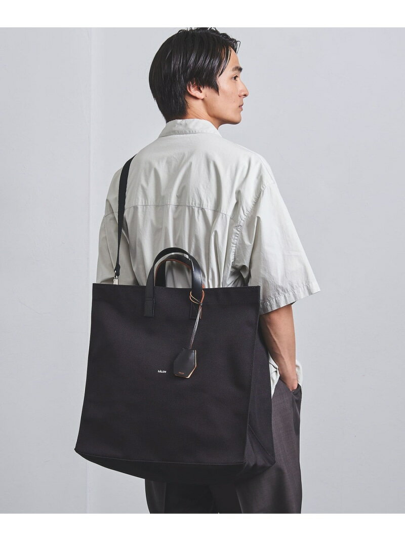 UNITED ARROWS ＜hALON＞ HOLIDAY BIG-TOTE/トートバッグ ユナイテッドアローズ バッグ トートバッグ ブラック【送料無料】