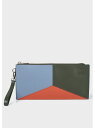 【SALE/30%OFF】Paul Smith 【公式】ジオメトリックカラーブロック スリムポーチ ポール・スミス アウトレット 財布・ポーチ・ケース その他の財布・ポーチ・ケース ブラック ブルー イエロー【RBA_E】【送料無料】