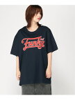 FUNKY FRUIT FUNKYFRUIT/(U)カレッジLOGOビッグTシャツ ファンキーフルーツ トップス カットソー・Tシャツ ネイビー ブラック レッド【送料無料】