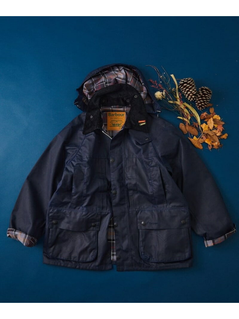 Barbour Barbour x Levi's os bedale waxjacket フリークスストア ジャケット・アウター ブルゾン・ジャンパー ネイビー【送料無料】のサムネイル