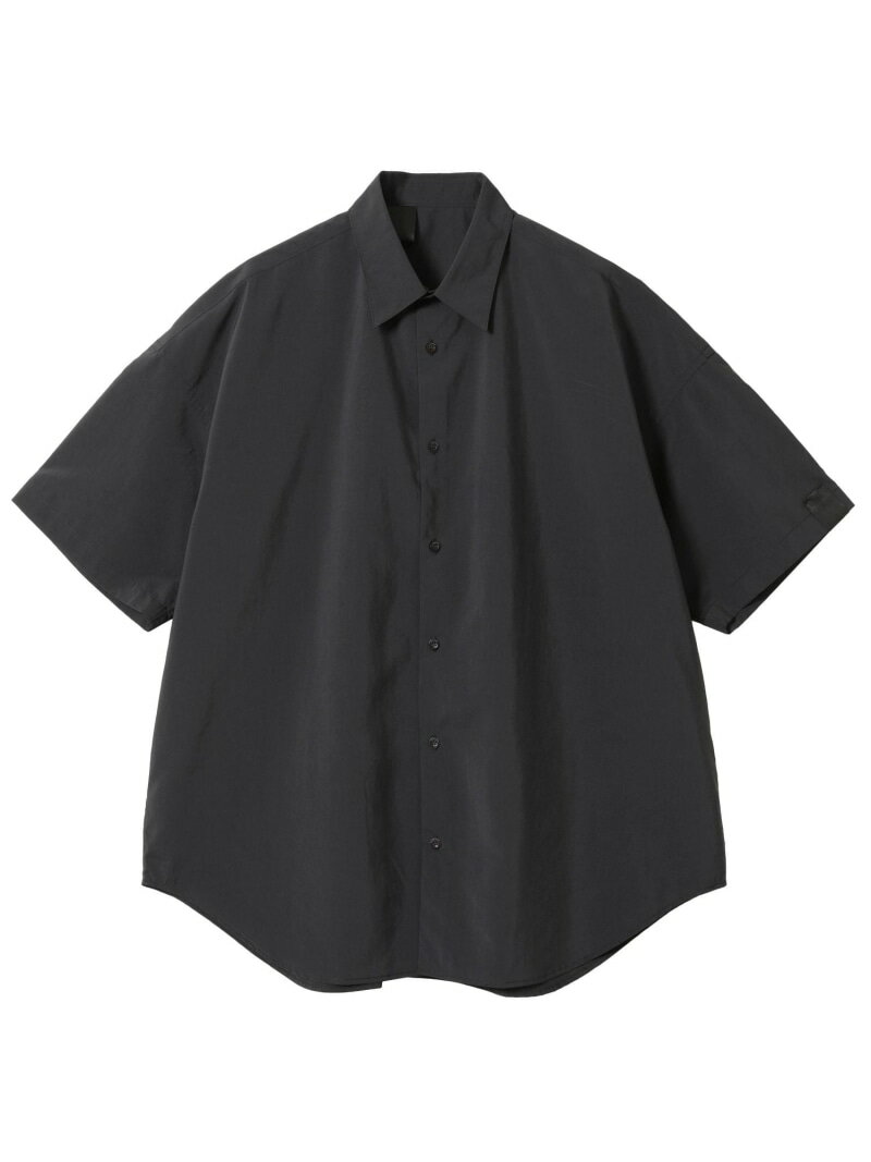 N.HOOLYWOOD COMPILE HALF SLEEVE BIG SHIRT エヌ．ハリウッド トップス シャツ・ブラウス ブラック ブルー ベージュ