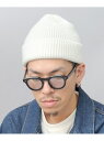 Basiquenti アクリル ワッフル ニットワッチ / ニット帽 / ニットキャップ エー.エム.エス. 帽子 ニット帽・ビーニー オレンジ グリーン ブラ...