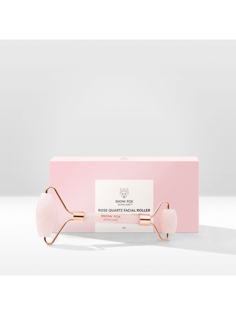 SNOW FOX SKINCARE プレミアム FOX ローズクォーツ フェイスローラー スノー フォックス スキンケア メイク道具・美容器具 美容器具【送料無料】