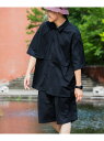 URBAN RESEARCH SHADE TECH SHORT-SLEEVE SHIRTS アーバンリサーチ トップス シャツ・ブラウス ネイビー【送料無料】