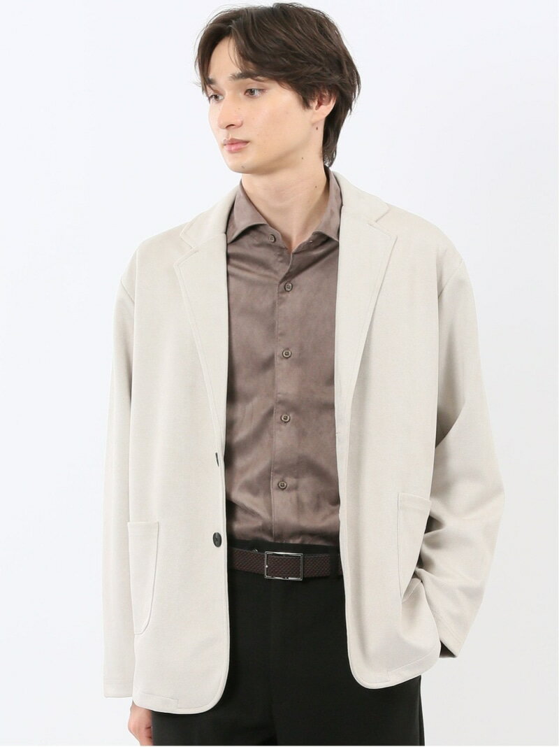 【SALE／10%OFF】m.f.editorial ストレッチ起毛 2ボタン ジャケット タカキュー トップス その他のトップス グレー【RBA_E】【送料無料】