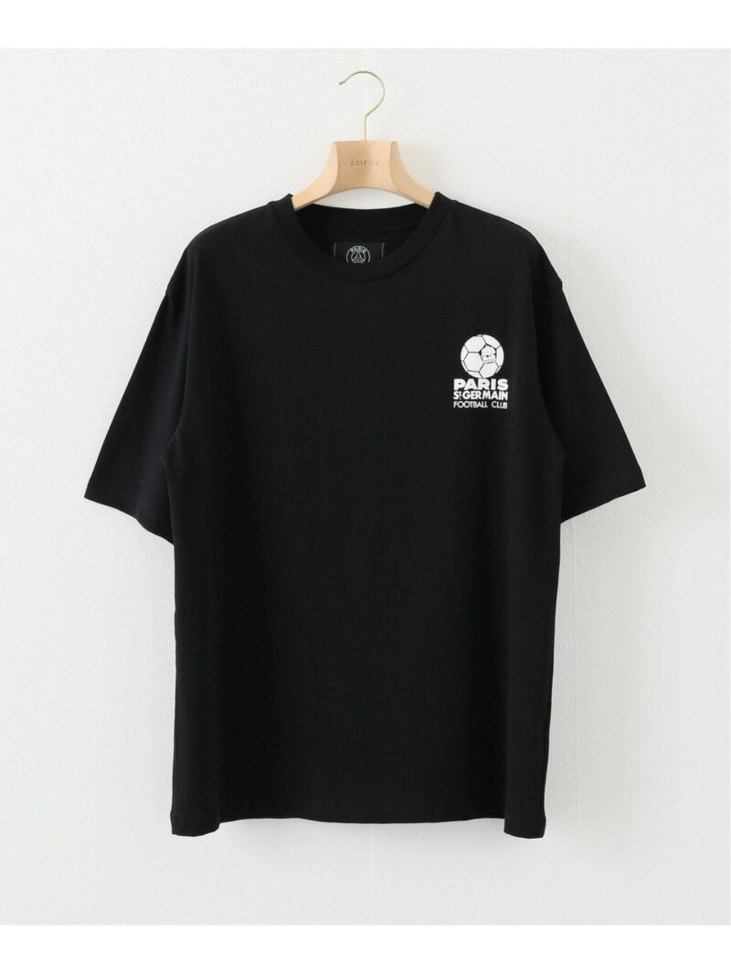 【SALE／40%OFF】EDIFICE 【Paris Saint-Germain / パリサンジェルマン】70s LOGO Tシャツ エディフィス カットソー Tシャツ カーキ ブラック ホワイト【RBA_E】【送料無料】