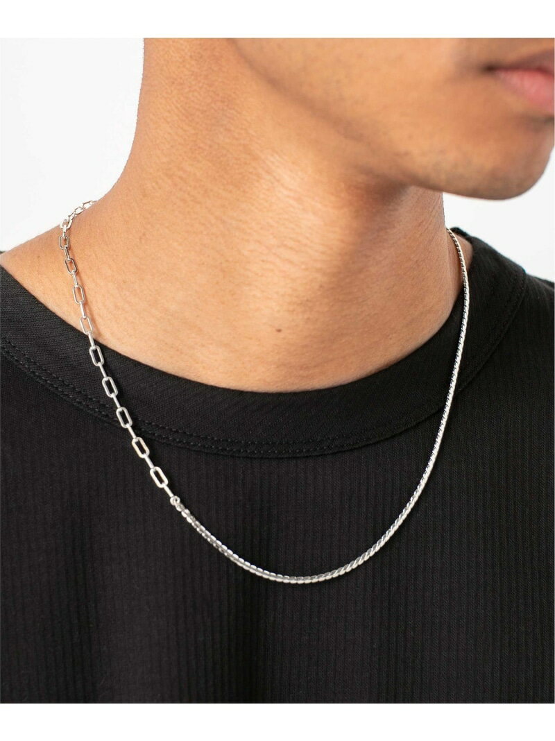 monkey time BEAUTY&YOUTH UNITED ARROWS コンビ チェーン ネックレス ビューティー&ユース ユナイテッドアローズ アクセサリー・腕時計 ネックレス シルバー【送料無料】