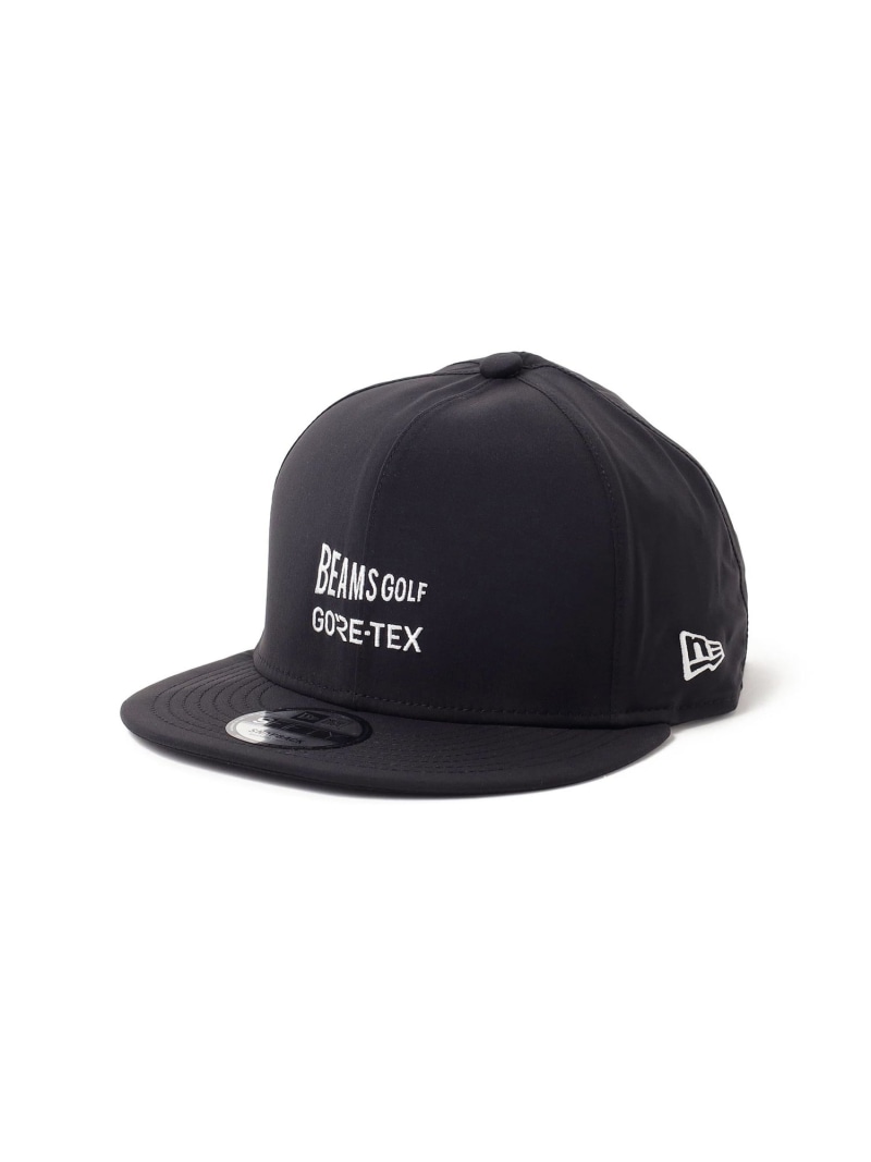 ビームス 帽子 メンズ BEAMS GOLF NEW ERA * BEAMS GOLF / 別注 GORE-TEX(R) 9FIFTY キャップ ビームス ゴルフ 帽子 キャップ ブラック【送料無料】