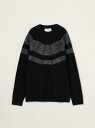【SALE/50%OFF】three dots Men's centripetal knitting pullover スリードッツ トップス ニット ブラック ブラウン ベージュ【RBA_E】【送料無料】