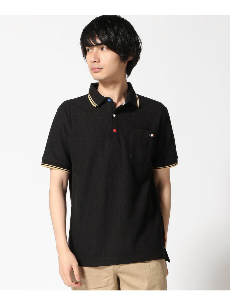 【SALE/50%OFF】KRIFF MAYER (M)冷感リンクスカノコハッピーポロ クリフメイヤー トップス ポロシャツ ピンク ホワイト グリーン ブラッ...