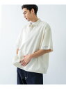 【SALE/15%OFF】URBAN RESEARCH 『UR TECH DRYLUXE』高機能リネンポロシャツ アーバンリサーチ トップス ポロシャツ ベージュ ブラック【RBA_E】【送料無料】