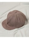 【SALE/50%OFF】UNION STATION コーデュロイベースボールキャップ メンズ ビギ 帽子 キャップ グレー ブラック【RBA_E】(4)