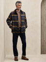 【SALE／63%OFF】BANANA REPUBLIC FACTORY STORE (M)BANANA REPUBLIC FACTORY STORE　　チェック柄ジャケット バナナ・リパブリック ファクトリーストアー ジャケット・アウター その他のジャケット・アウター ネイビー ベージュ【RBA_E】【送料無料】