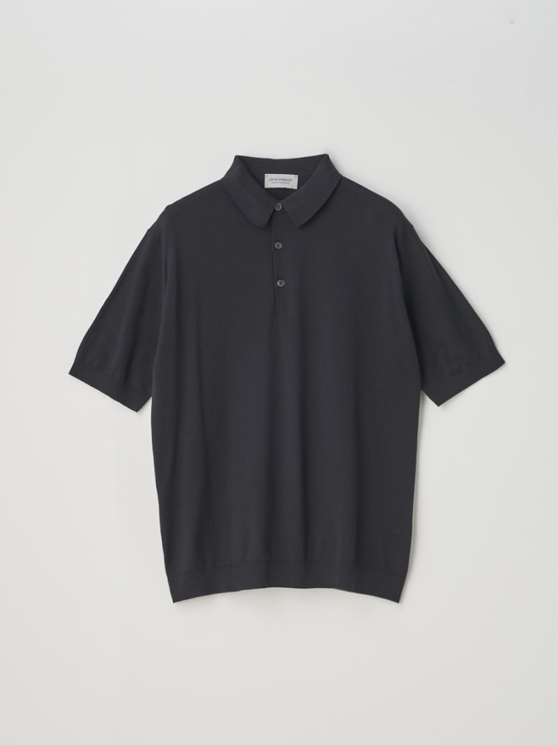 JOHN SMEDLEY Polo Shirt ｜ REID ｜ 30G MODERN FIT ジョンスメドレー トップス ニット ブラック【送料無料】