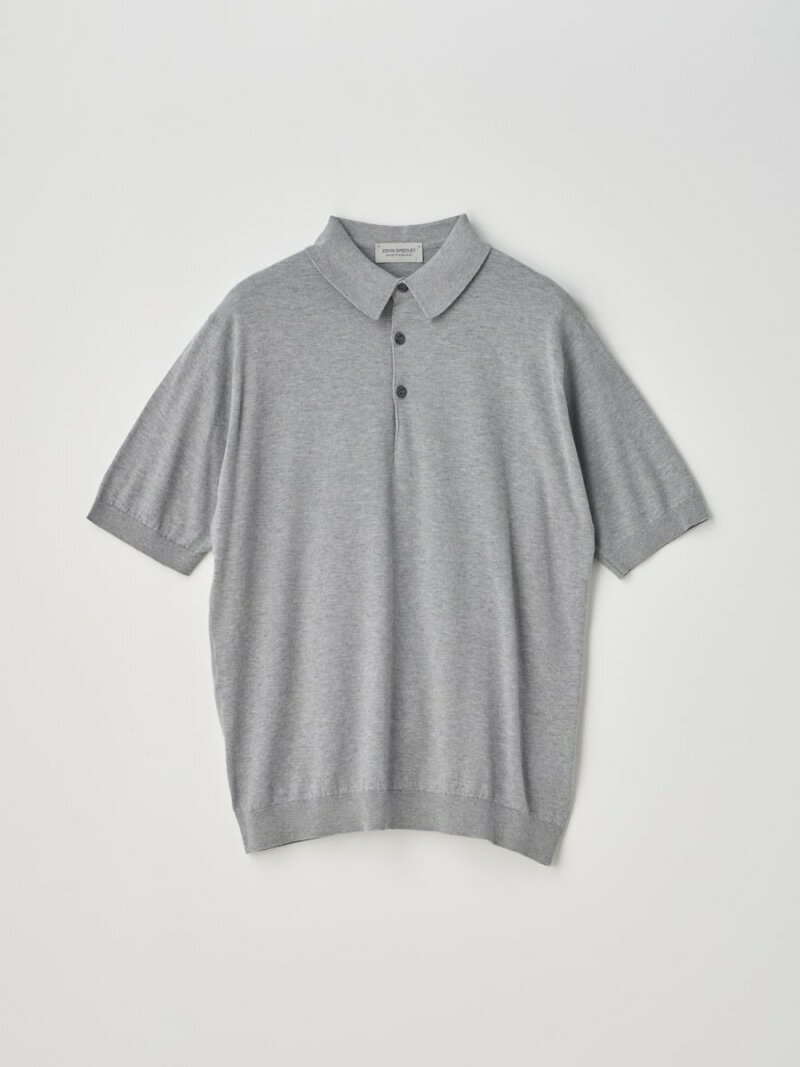 JOHN SMEDLEY Polo Shirt ｜ REID ｜ 30G MODERN FIT ジョンスメドレー トップス ニット シルバー【送料無料】