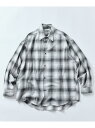 【SALE/30%OFF】FREAK'S STORE Relax Fit リラックスフィット オンブレチェック ネルシャツ 【限定展開】 25SS フリークスス...