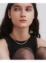 quip queint quip queint/glister oval necklace QU135 セットアップセブン アクセサリー・腕時計 ネックレス ゴールド【送料無料】(4)