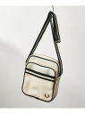 FRED PERRY FRED PERRY/L8258_CLASSIC SIDE BAG カセットチャート バッグ ショルダーバッグ ベージュ ブラック【先行予約】*【送料無料】